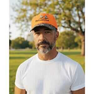 Ravenwood Pheasant Orange Camo Hat Port Authority Hook and Eye closure